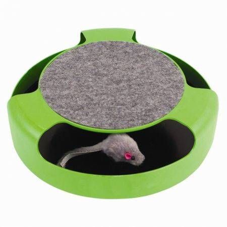 Motion Kitten Cat Toy Catch The Mouse Chase Interactive Cat Training Scratchpad