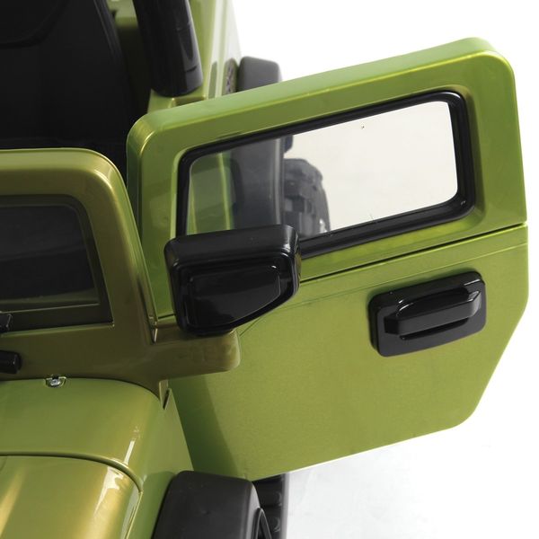 Kids Electric Ride on Car with Double-Drive System in Green