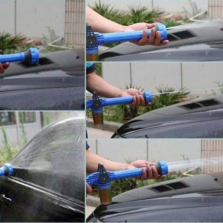 Multi Function 8in1 Jet Garden Car Water & Soap Dispenser Cannon Nozzle Spray