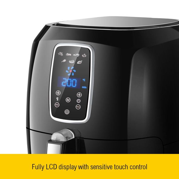 1800W Maxkon 7L Oil Free Digital XL Air Fryer Turbo Cooker Oven Timer