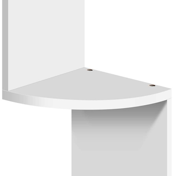 Artiss Wall Shelf Corner Floating 5-Tier White