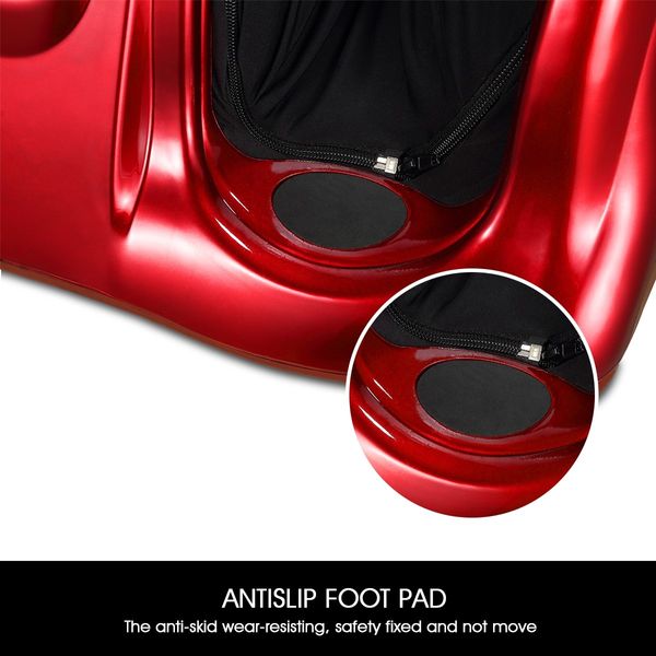 Foot Ankle Calf Massager Foot Circulation Machine - Red