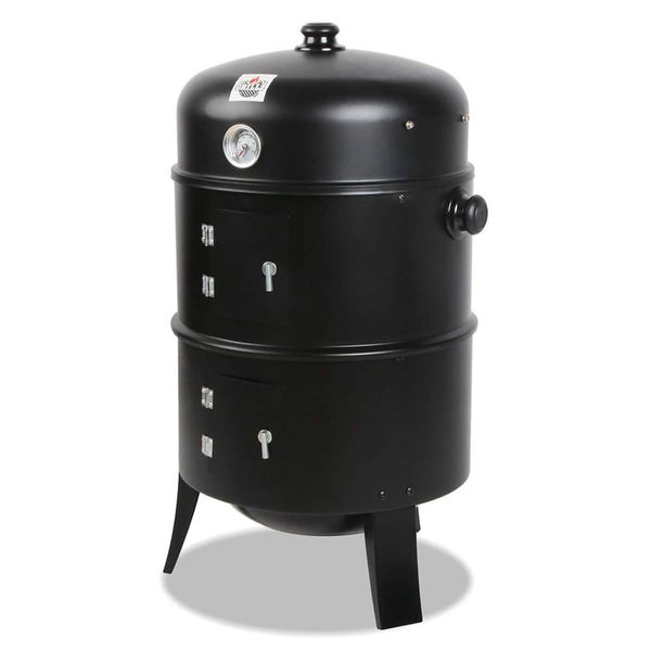 Grillz BBQ Grill 3-In-1 Charcoal Smoker