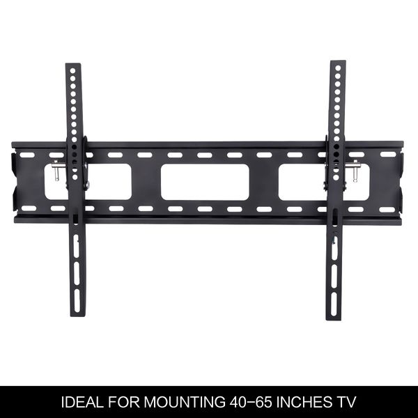 40"-65" TV Brackets TV Mount Secure Steel TV Wall Mount with Adjustable Angles 0-12 Degrees