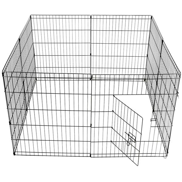 i.Pet 30" 8 Panel Dog Playpen Pet Fence Exercise Cage Enclosure Play Pen