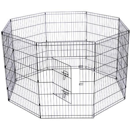 i.Pet 36" 8 Panel Dog Playpen Pet Fence Exercise Cage Enclosure Play Pen