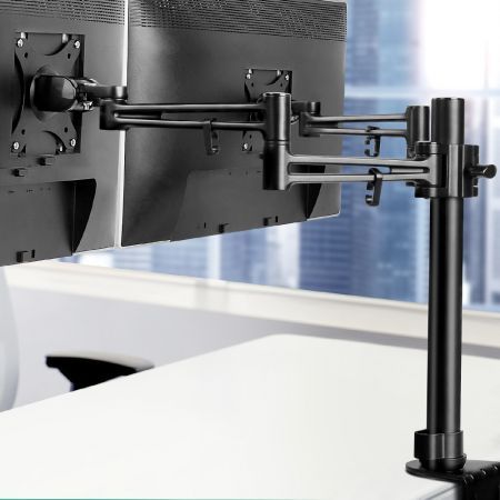 Artiss Monitor Arm Mount Dual Black