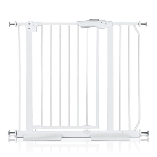 Pet Safety Gates Safe Fence Dog Puppy Child Baby Security Stair Barrier Door 10CM Extension Adjustable 77CM Height