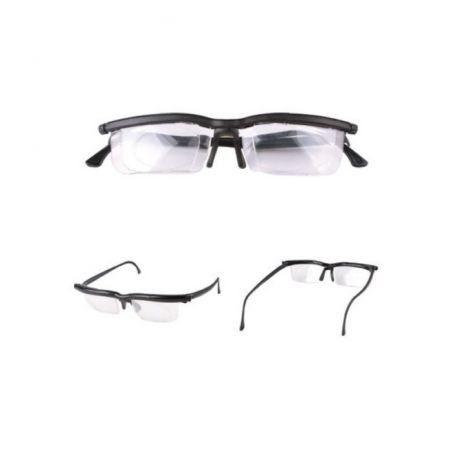 Adjustable Dial Eye Glasses Vision Reader Glass Unisex Variable Focus Glass