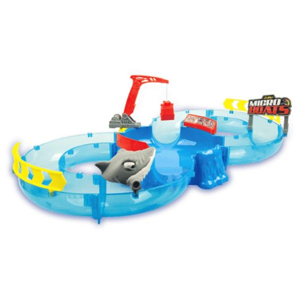 Zuru Micro Boats Shark Attack Challenge Race Track Playset