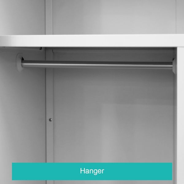 Filing Cabinet Lockable Steel Storage Cupboard with Hanger &amp; Drawer