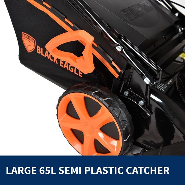 NEW Black Eagle Lawn Mower Self Propelled 18" 160cc 4 Stroke Petrol Lawnmower