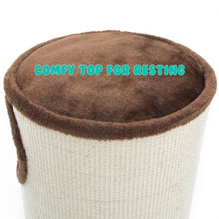 Cat Tree Pole Scratcher TUBU 70cm BROWN