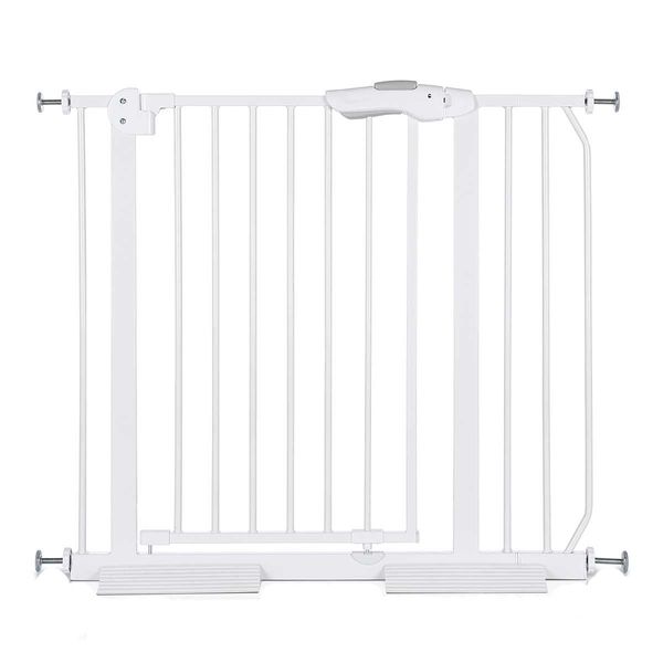 Pet Safety Gates Safe Fence Dog Puppy Child Baby Security Stair Barrier Door 10CM Extension Adjustable 77CM Height