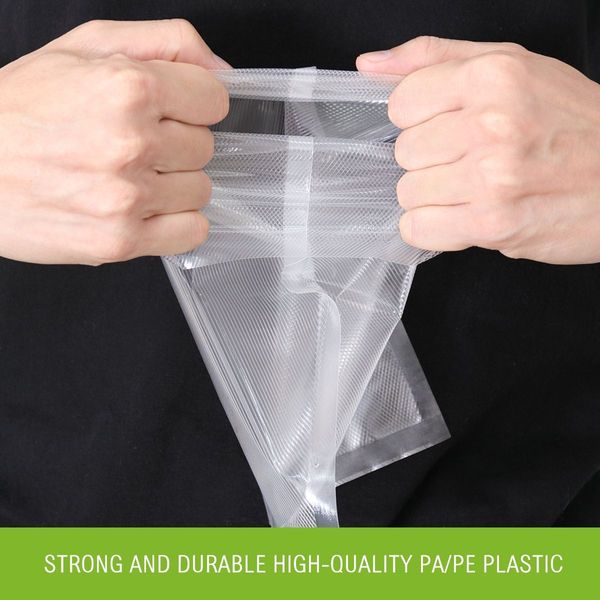 300pcs Vacuum Sealer Bags 20*30cm Embossed Pre-set Food Saver