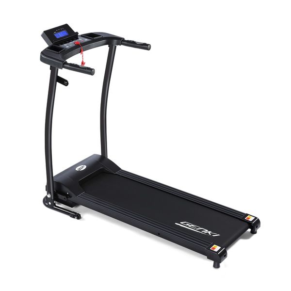 Genki Treadmill Folding Fitness Exercise Machine Gym Equipment w/340mm Belt