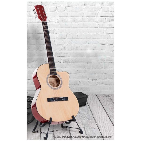 Karrera Acoustic Cutaway 40in Guitar - Natural