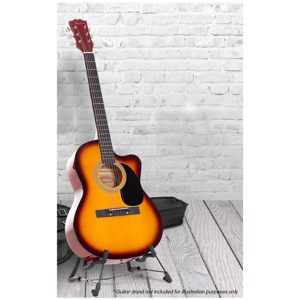 Karrera Acoustic Cutaway 40in Guitar - Sunburst