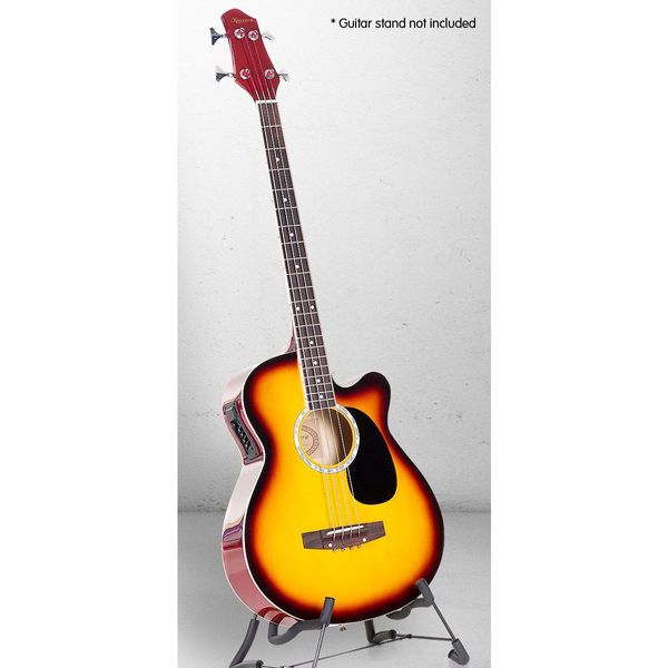 Karrera 43in Acoustic Bass Guitar - Sunburst