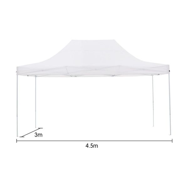 Wallaroo 3x4.5m Pop Up Gazebo - White