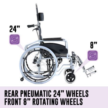 Orthonica Recliner Folding Wheelchair - Commander