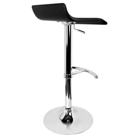 Artiss 2x Bar Stools Adjustable Gas Lift Chairs Black