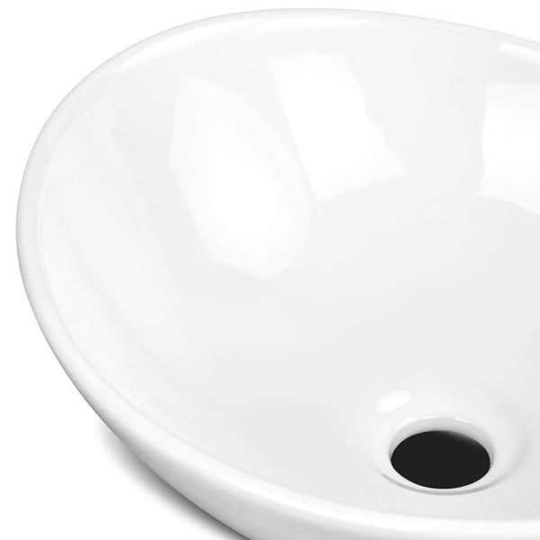 Cefito Bathroom Basin Ceramic Vanity Sink Hand Wash Bowl 41x34cm