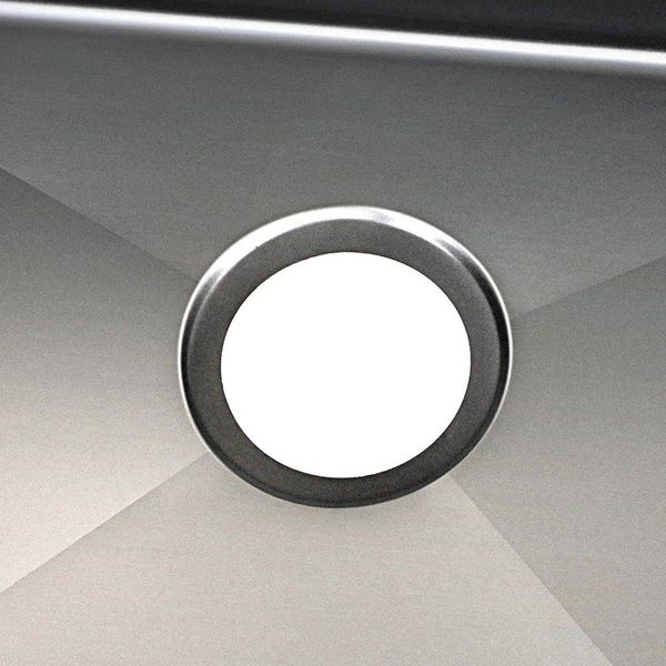 Cefito 44cm x 44cm Stainless Steel Kitchen Sink Under/Top/Flush Mount Black