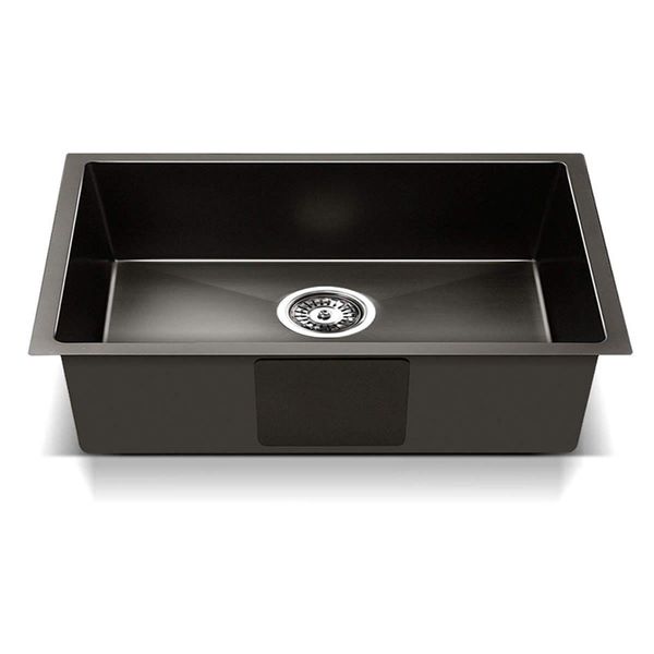 ▅☞▃ěωΩΨ30cm³  360° x 45cm Stainless Steel Kitchen Sink Under/Top/Flush Mount Black