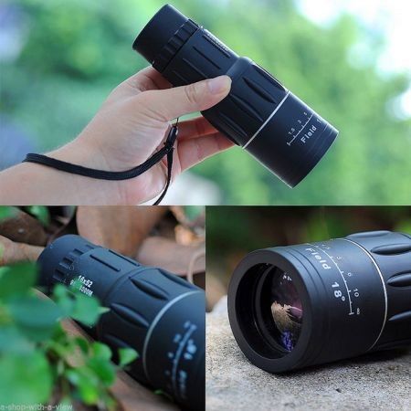 16x52 Zoom Hiking Monocular Telescope Lens Camera HD Scope Hunting