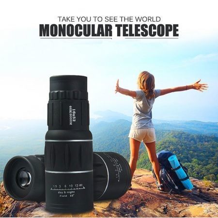 16x52 Zoom Hiking Monocular Telescope Lens Camera HD Scope Hunting