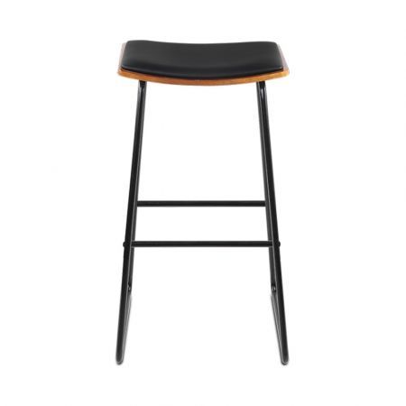 Artiss Bar Stools Kitchen Counter Stools Metal Chairs x2