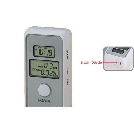 Alcohol Breath Tester Breathalyzer Analyzer LCD Screen Police Digital