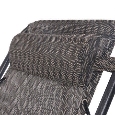 Gardeon Zero Gravity Chair Folding Outdoor Recliner Adjustable Sun Lounge Camping Grey