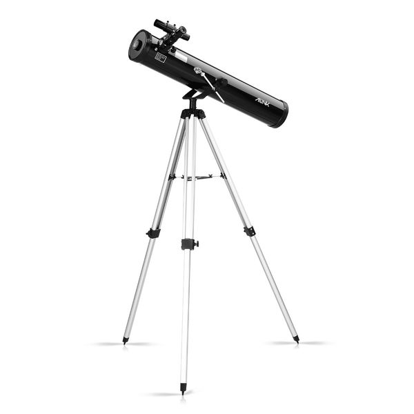 Astronomical Telescope Aperture 114mm 675x Zoom w/ Tripod - Black 