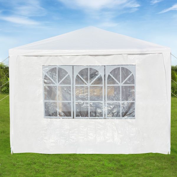 OGL 3x9m Outdoor Canopy Gazebo Party Wedding Tent Waterproof Marquee w/7 Removable Walls