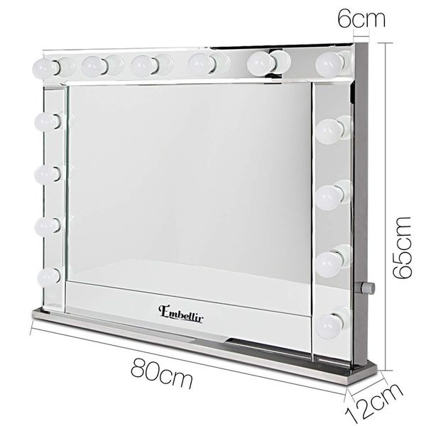 Makeup Mirror Frame with LED Lights 65x80cm