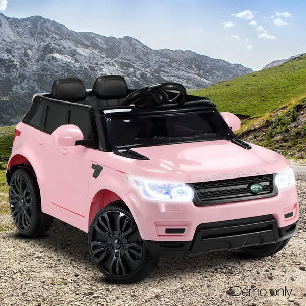 Rigo Kids Electric Ride On Car SUV Range Rover-inspired Cars Remote 12V Pink