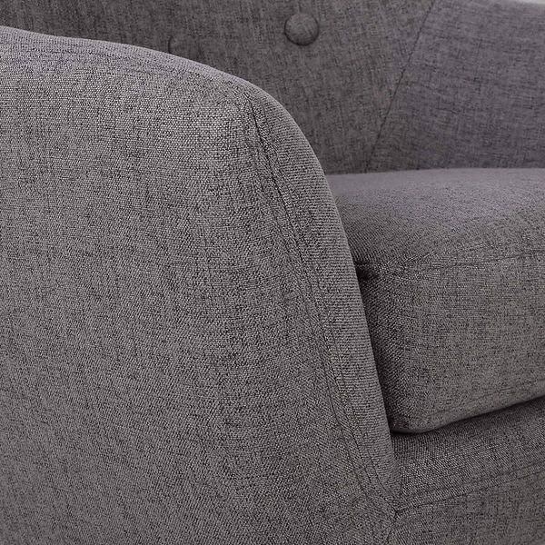 Keezi Kids Sofa Armchair Grey Linen Lounge Nordic French Couch Children Room