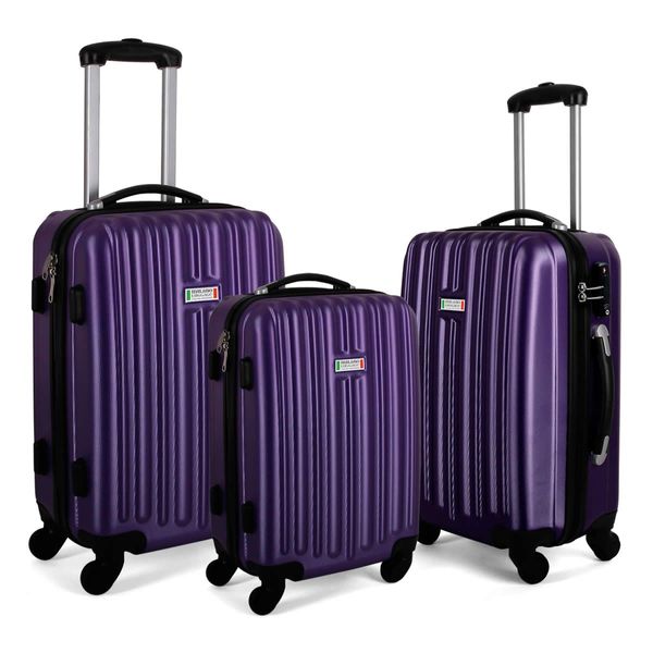 milano abs luxury shockproof luggage