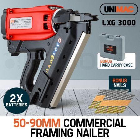 Unimac 34 degrees Cordless Portable Framing Nail Gun