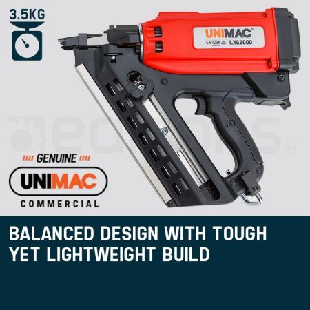 Unimac 34 degrees Cordless Portable Framing Nail Gun