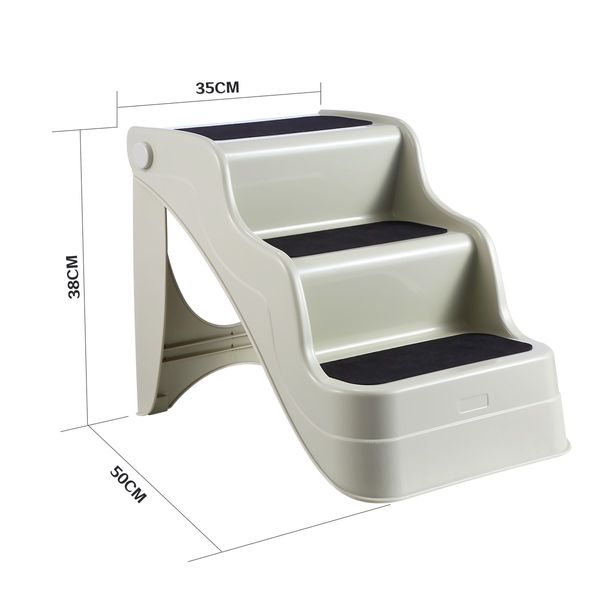 Dog Steps Pet Stairs Puppy Ramp Doggy Cat Climbing Ladder for Bed Couch Sofa Indoor Folding