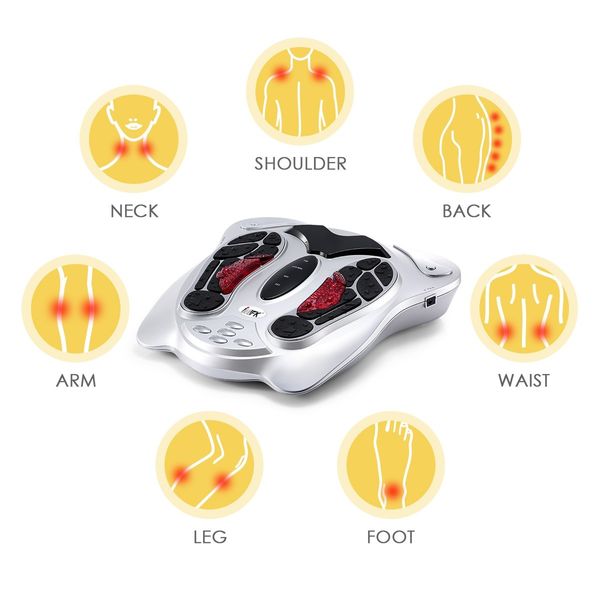 Electromagnetic Wave Pulse Foot Circulation Improve Promoter Heat Massager Machine