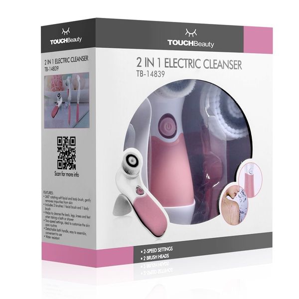 Facial Body Cleansing Brush Electric Makeup Skin Care Face Cleanser Massager