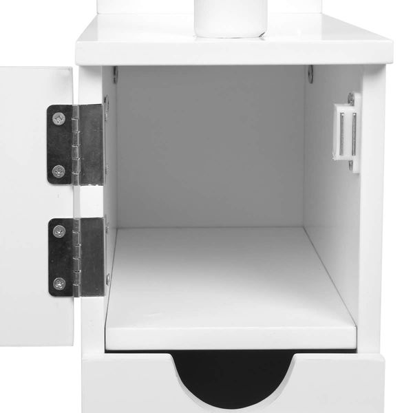 Artiss Bathroom Cabinet Storage 118cm Shelf White