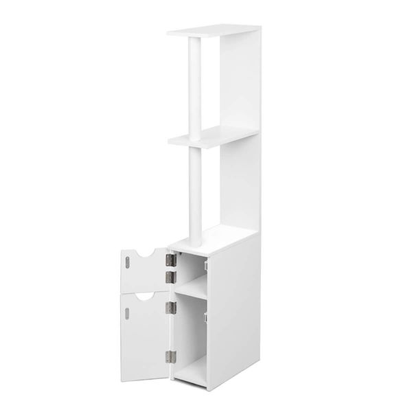 Artiss Bathroom Cabinet Storage 118cm Shelf White