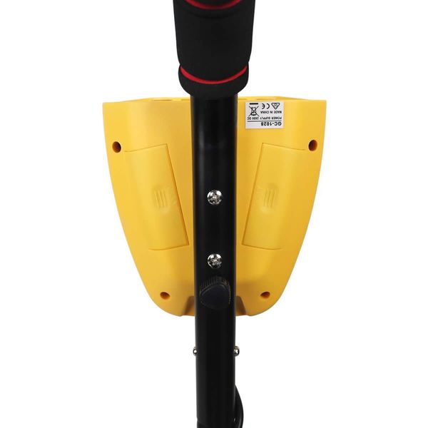 LCD Screen Metal Detector with Headphones - Yellow