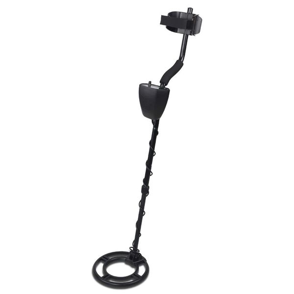 LCD Screen Metal Detector with Headphones - Black