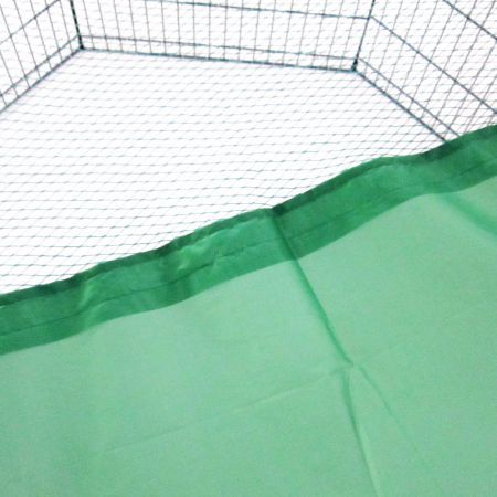 Net Cover Green for Pet Playpen Dog Cage 24 inches